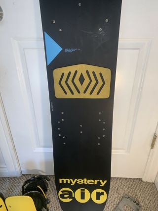 Burton Craig Kelly 1989 Mystery Air Vintage Snowboard W/Cant Plate And Bindings 7