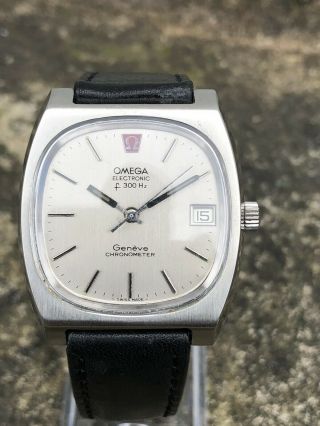 Vintage Rare Omega Geneve Electronic Chronometer F300hz