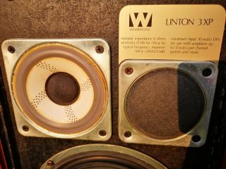 WHARFEDALE LINTON 3XP Vintage Hifi Retro Classic Speakers 24HR UK Postage 8