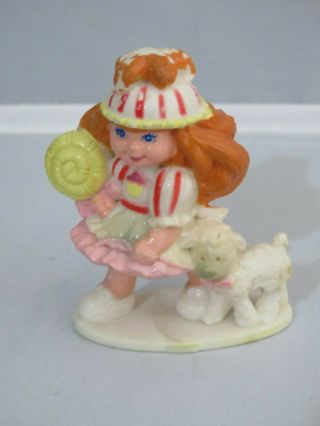 Vtg Cherry Merry Muffin Mini Pvc Cake Topper Figurine Mattel - Penny Peppermint