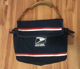 Htf Us Mail Carrier Bag Satchel W/ Strap Usps Ca.  Usa Post Office D1210a