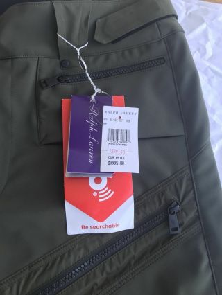 $3995 NWT RARE Ralph Lauren Purple Label Gurnell Olive Ski Pants XL 36 