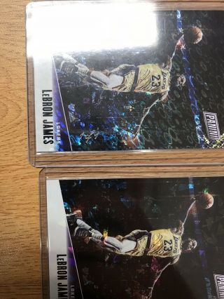 2019 Panini Father ' s Day LeBron James Rare 1/1 & Cracked Ice SSP 19/25 3