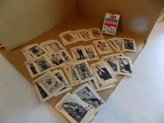 1965 Man From Uncle Playing Cards Complete Set