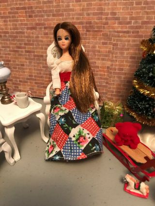 vintage topper dawn doll,  Christmas  6