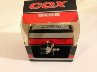 Cox.  010 Tee Dee Model Airplane Engine 0.  16сс N.  O.  S Vintage