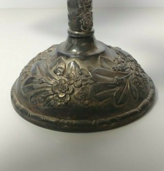 1994 INTERNATIONAL SILVER COMPANY Ornate 5 Arm Candelabra 13.  75 