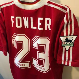 Liverpool Football Shirt Retro Classic 1995 1996 FOWLER Adidas XXL Vintage 90s 3