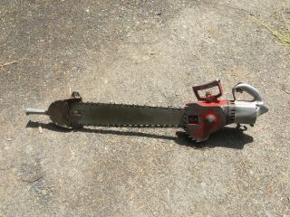 Mall 2 man air powered chainsaw,  mall vintage chainsaw,  collector 4