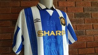 Vintage rare Manchester United football shirt 1994.  Size XL.  KEANE 16 2