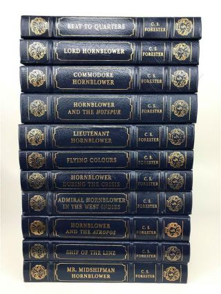 RARE Easton Press HORNBLOWER CLASSICS C.  S.  Forester 11 Volume Complete Book Set 5