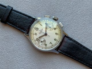 Breitling Premier Vintage Venus Landeron Chronograph Mens Wristwatch Cal.  20