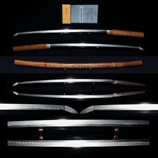 刀 Katana Antique Japanese Long Sword 70.  2cm Unsigned 寿命 Jyumyo,  Nbthk Paper