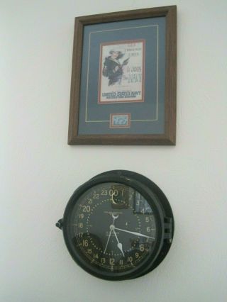 Us Navy Chelsea Ship Clock 8.  5 " Dial Ser.  No309319