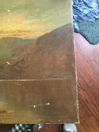 Alfred De Breanski - Antique Signed Oil Painting - Landscape Listed Art 10