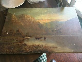 Alfred De Breanski - Antique Signed Oil Painting - Landscape Listed Art