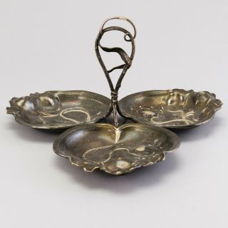 Silver Compartmental Dish,  Modern.  Russian Empire,  Warsaw,  Fraget,  1896 - 1914
