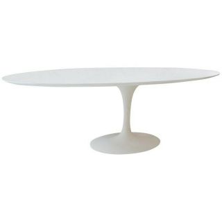 Eero Saarinen For Knoll Associates 78 Inch Tulip Oval Dining Table Mid Century