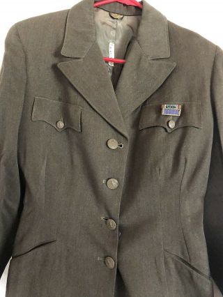 Wwii U.  S.  Army Wac Enlisted Tunic And Skirt.  All Buttons Present.