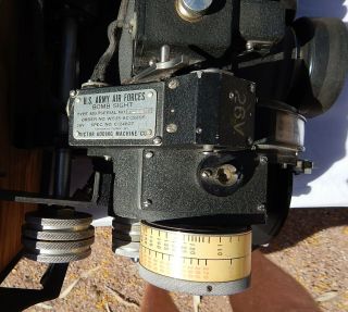 RARE WW 2 US AAF B - 17,  B - 24 B - 29 Bomber Norden Bombsight Type M - 9 with Stand 9