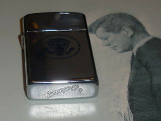 Very Rare 1963 President Kennedy Trip Europe Gift Lighter 7