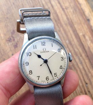 Vintage OMEGA CK - 2292 - WW2 RAF Military Issued ' Spitfire ' Wrist Watch.  6B - 159 5