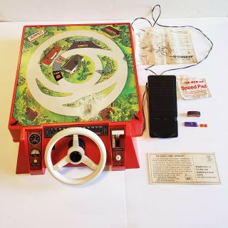 Vintage 1974 Schaper U - Drive - It Table Top Action Set Driving Game 801 w/ Box 3