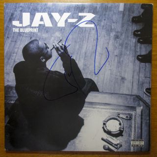 Rare Sean Jay - Z Carter Signed The Blueprint Vinyl Album Lp Jsa