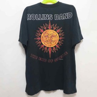 Vtg 1992 Rollins Band T - Shirt Tour Concert Henry Black Flag Punk Hardcore Sz Xl