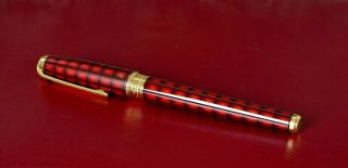 S.  T.  Dupont Olympio Vertigo Chinese Lacquer Vintage Rollerball Pen Rare