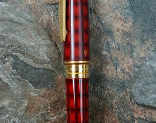 S.  T.  Dupont Olympio Vertigo Chinese Lacquer Vintage Rollerball Pen Rare 2