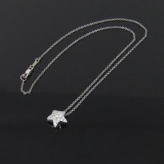 Fine Gerard 0.  50ct D/e Vs/vvs Ideal Cut Diamond & 18k White Gold Star Necklace
