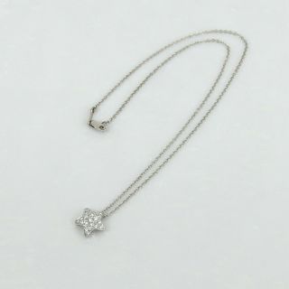Fine Gerard 0.  50ct D/E VS/VVS Ideal Cut Diamond & 18K White Gold Star Necklace 5