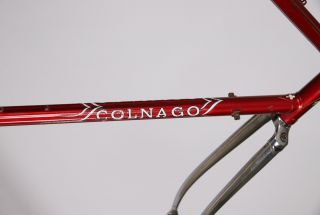 COLNAGO ESAMEXICO STEEL FRAMESET FRAME SET SARONNI RED ESA MEXICO 80s VINTAGE 4