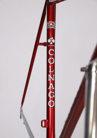 COLNAGO ESAMEXICO STEEL FRAMESET FRAME SET SARONNI RED ESA MEXICO 80s VINTAGE 7