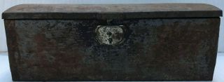 Rare 1910 - 14 Indian Standard Twin Chain Drive Motorcycle Tool Box Paint