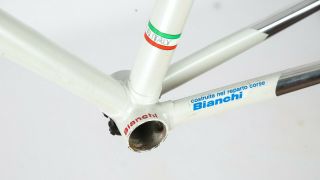 NOS BIANCHI COLUMBUS EL STEEL FRAMESET FRAME SET 90s VINTAGE ROAD RACING BIKE 10