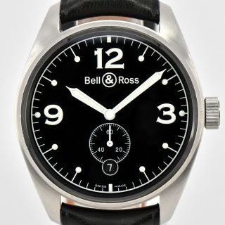 Auth Bell & Ross Vintage 123 Small Seconds Automatic Men 