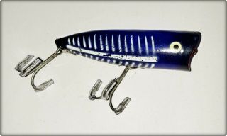 Rare Color Heddon 9540 Chugger Spook Cobalt Blue