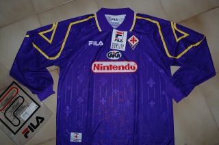 Fila Fiorentina Shirt 1997 1998 Deadstock Vintage 90 