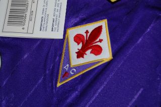 FILA FIORENTINA SHIRT 1997 1998 DEADSTOCK VINTAGE 90 ' S NINTENDO FOOTBALL 5