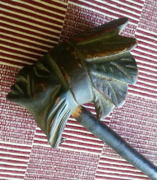 Vintage Old Indian face tobacco pipe 3