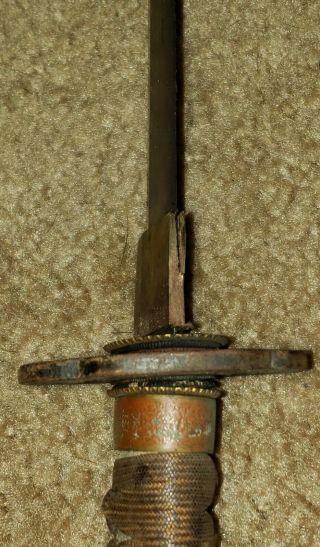 WWII Japanese Army Officer’s Shin Gunto / Sword 10