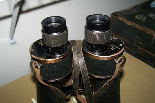 German Ww2 Kriegsmarine 7x50 Binoculars W/adler