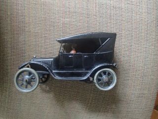 Antique Germany Bing Model T Tin Litho Wind Up