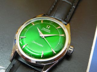 1947 Vintage Omega Automatic Seamaster Green Dial,  17 Jewels,  One Year