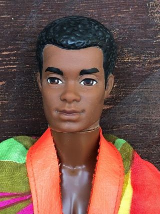 Vtg 1969 Mattel Barbie Talking Brad 1114 Mod Christie BF Black African American 2
