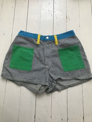 Rare Vintage Peter Max Wrangler Shorts Made In Usa Size 15/16