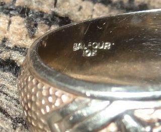 WWII; Solid 10k Gold; PILOT OFFICER U.  S.  A.  A.  F.  Ring,  Engraved Initials 5