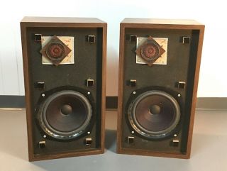 Vintage Large Advent Loudspeakers (pair),  Walnut - finish Vinyl Clad Cabinet 2